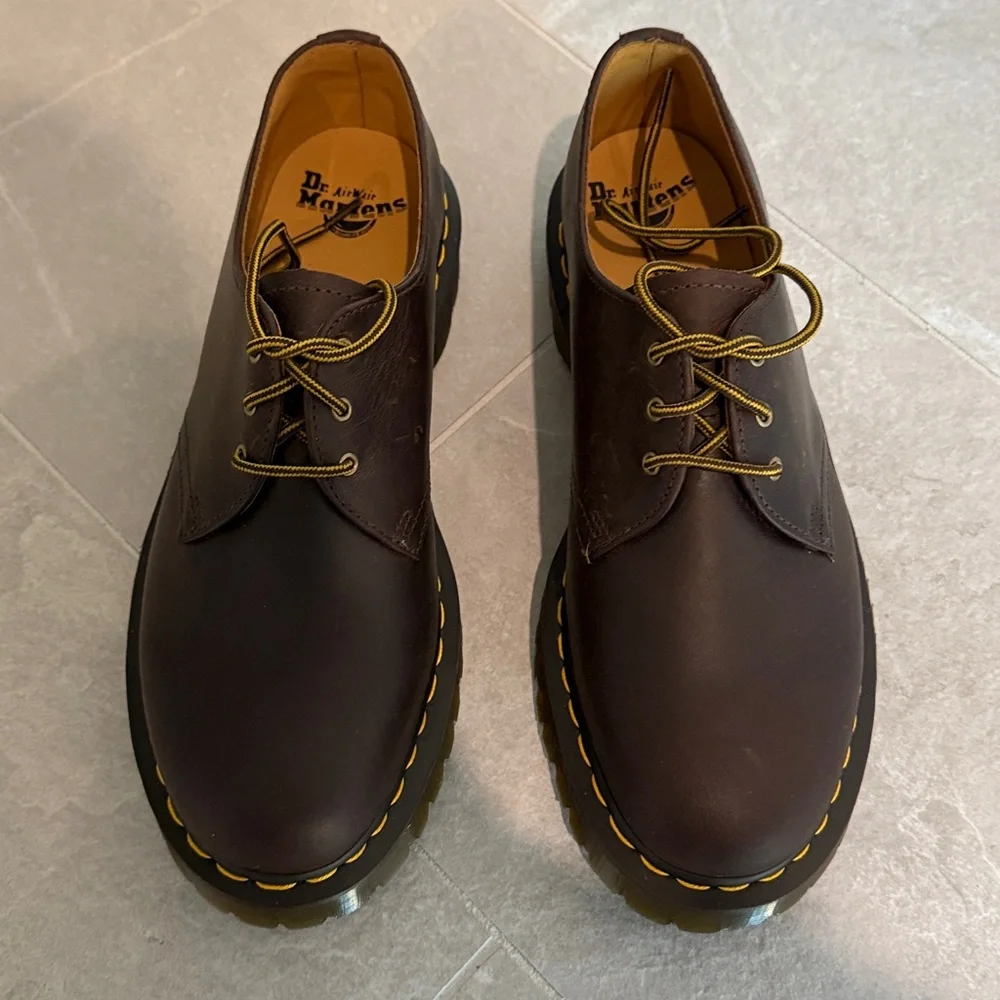 Dr. Martens Dark Brown Bex Men’s Leather Shoes like NEW